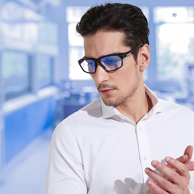 ProtectX Classic Safety Glasses, Anti-Fog Scratch Resistant Lenses, Protective Eyewear for Work, Indoor/Outdoor, ANSI Z87.1