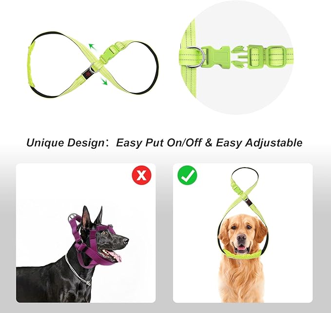 LED Light Up Dog Vest Harness Rechargeable, Soft Padded, Adjustable & Reflective Lighted Dog Harness Waterproof, Glow Dark Dog Light Harness for Camping Night Safety Walking, Medium Green