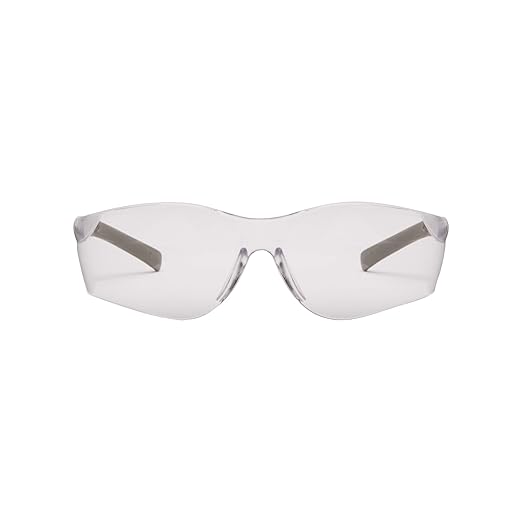 KLEENGUARD V20 Purity Safety Glasses (25654), UV Protection, Hardcoated Clear Anti-Fog Lenses with Clear Temples, 12 Pairs / Case , 146 x 38 month