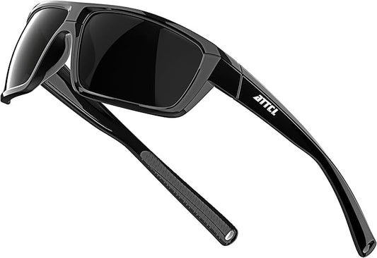 ATTCL Polarized Wrap Fishing Sunglasses Men - Driving Sports Glasses UV Protection