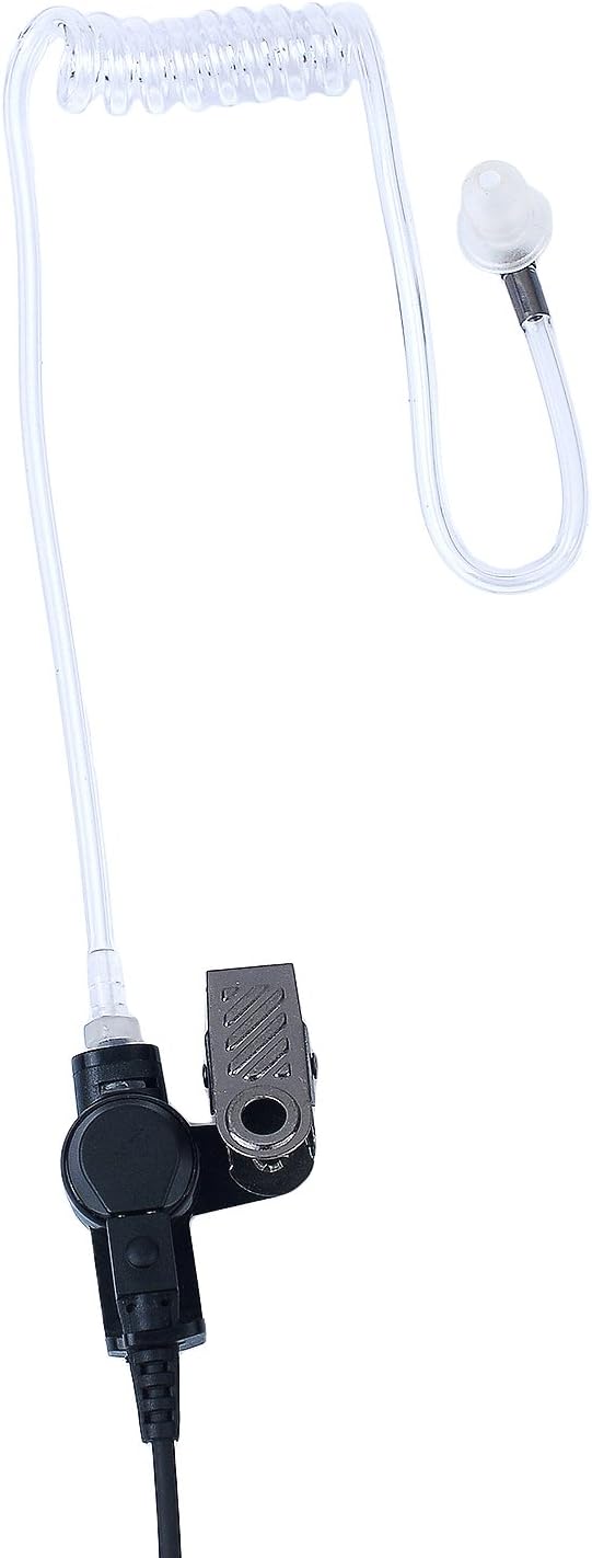 Walkie Talkie 2 Pin Earpiece/Headset with Transparent Acoustic Tube Compatible with Kenwood Retevis RT22 Baofeng GT-5R UV-5R BF-888S BF-F8HP BF-F9 UV-82 Surveillance Headphone