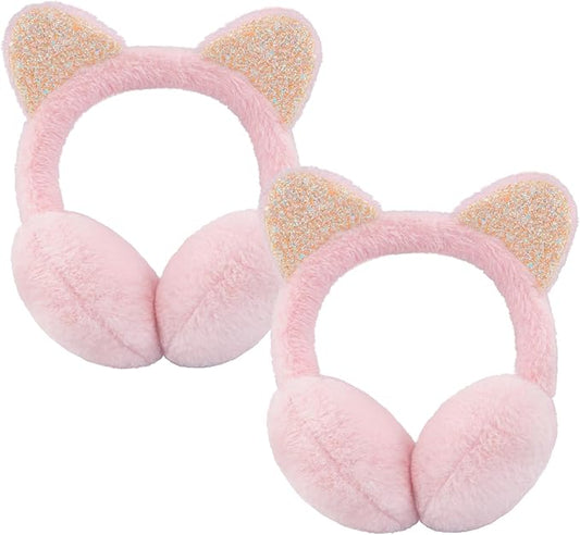 XIAOHAWANG Winter Earmuffs for Kids Girl Warm Ear Muffs Baby Boy Plush Padded Ear Warmer