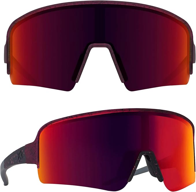 MAXJULI Polarized Sunglasses for Men Women, Windproof Outdoor Sports Cycling Running UV400 Protection Sun Glasses 8121
