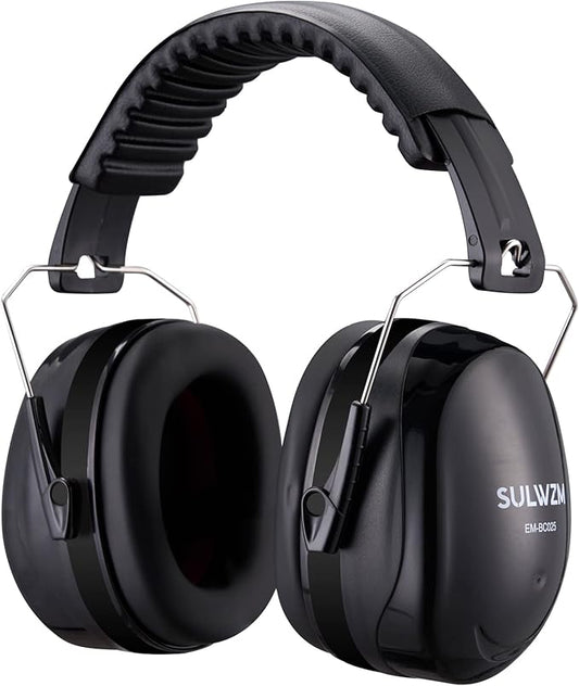 Hearing Protection Ear Muffs,NRR 28db Noise Cancelling for Shooting, Mowing, Construction,Black