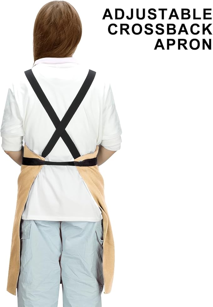 chef apron for men with Pockets - Cotton Canvas Cross Back Chefs cooking Aprons,for kitchen,restaurant,grilling