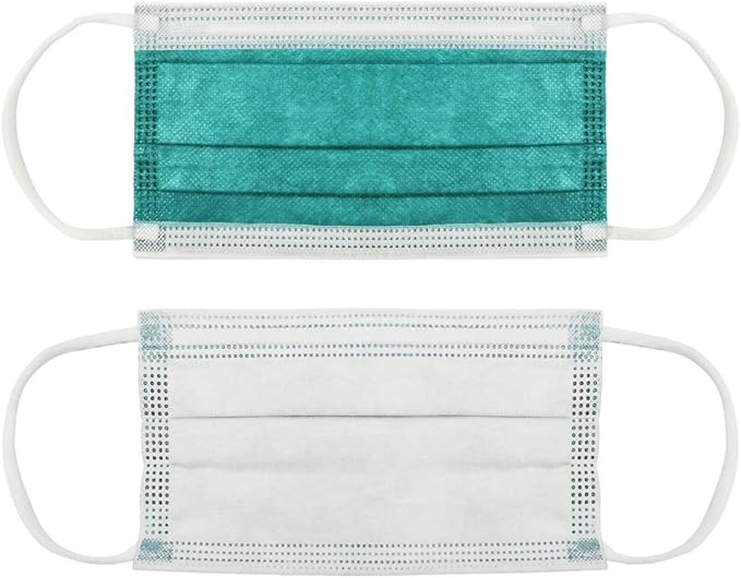 Disposable Face Mask 4-Ply for Adult, Soft Face Masks, Breathable Safety Mask…