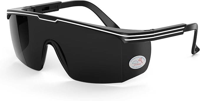 xaegistac Anti-Fog Safety Glasses with Side Shields,UV400 Protective Eyewear,Impact Resistant Safety Goggles for Men Women