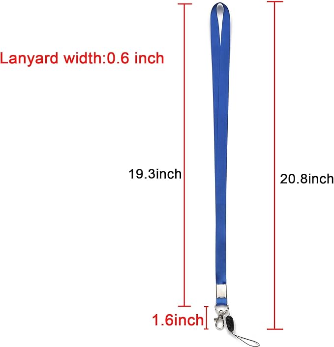 YOUOWO 10 Pcs Neck Office Lanyards For id Badges Holder,10 Colors Cruise Lanyard For Keys Kids ID Name Badge,Purple,Yellow, Orange,Blue,Black,Green,Gray,Red,Light Blue,Pink