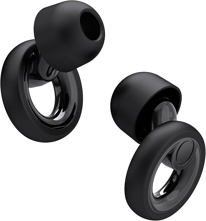 Ear Plugs for Noise Cancelling Ear Protection EarPlugs for Sleep,8 Pairs Ear Tips in XS, S, M, L -30dB Silicone Earplugs for Noise Reduction
