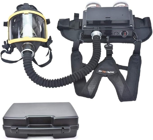 PAPR Powered Air Purifying Respirator Assembly Kit, Belt-Mounted with Back Pack(XLSFA6-HY01, 300 lpm)