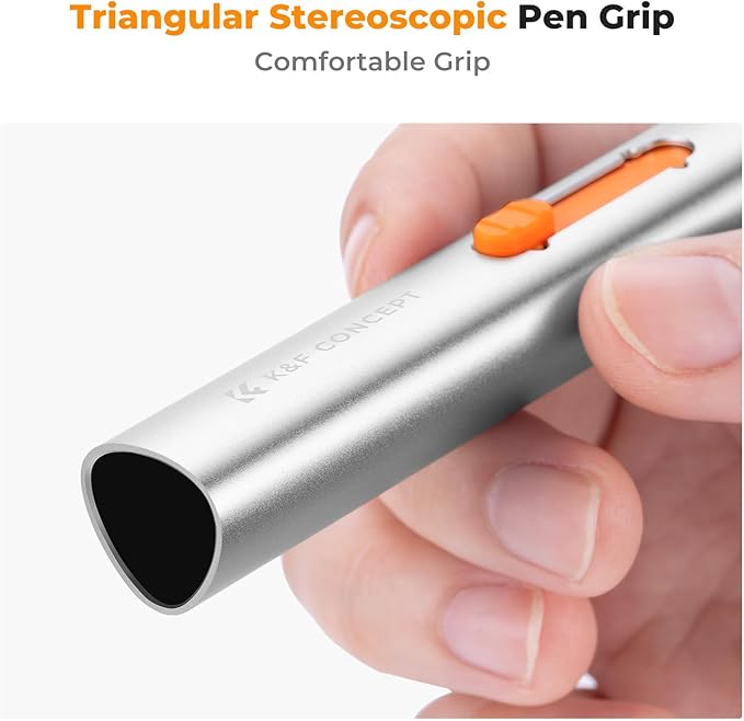 K&F Concept Multifunctional Lens Cleaning Kit, Aluminium Alloy Lens Cleaning Pen*1 + Airpo Stripper*3 + Flocking Sponge*3 for Bluetooth Earphones Case, Camera Lens, Optical Lens, Glasses