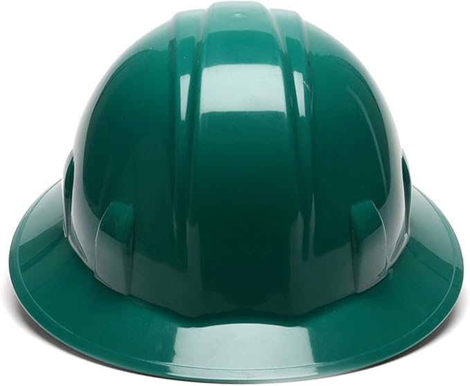 Pyramex SL Series Full Brim Hard Hat 4-Point Ratchet Suspension