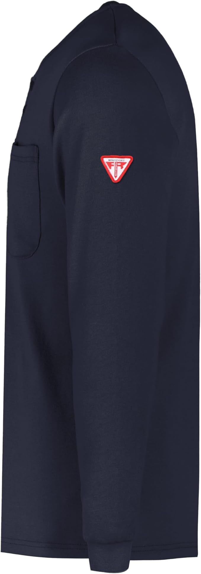 TICOMELA FR T Shirt Flame Resistant Shirt 5.5oz 100% Cotton Light Weight Workwear Men's Long Sleeve Henley Shirts