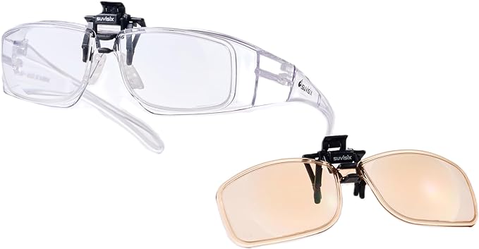 Flip-Up Magnifying Safety Goggles +2.50 – Dual-Use Design with Detachable Close-Up Lens – Ideal for Home Projects, Workshop, and Technical Work