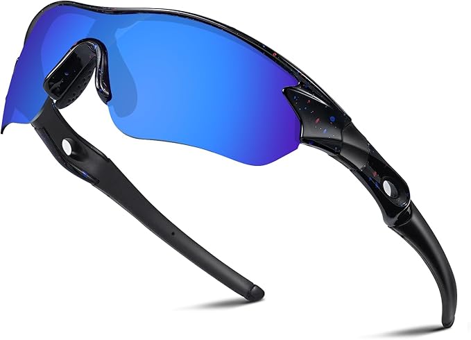 Polarized Sports Sunglasses for Men Women Youth Baseball Running Fishing Tennis Golf Cycling Driving Motor TAC UV400 TR90
