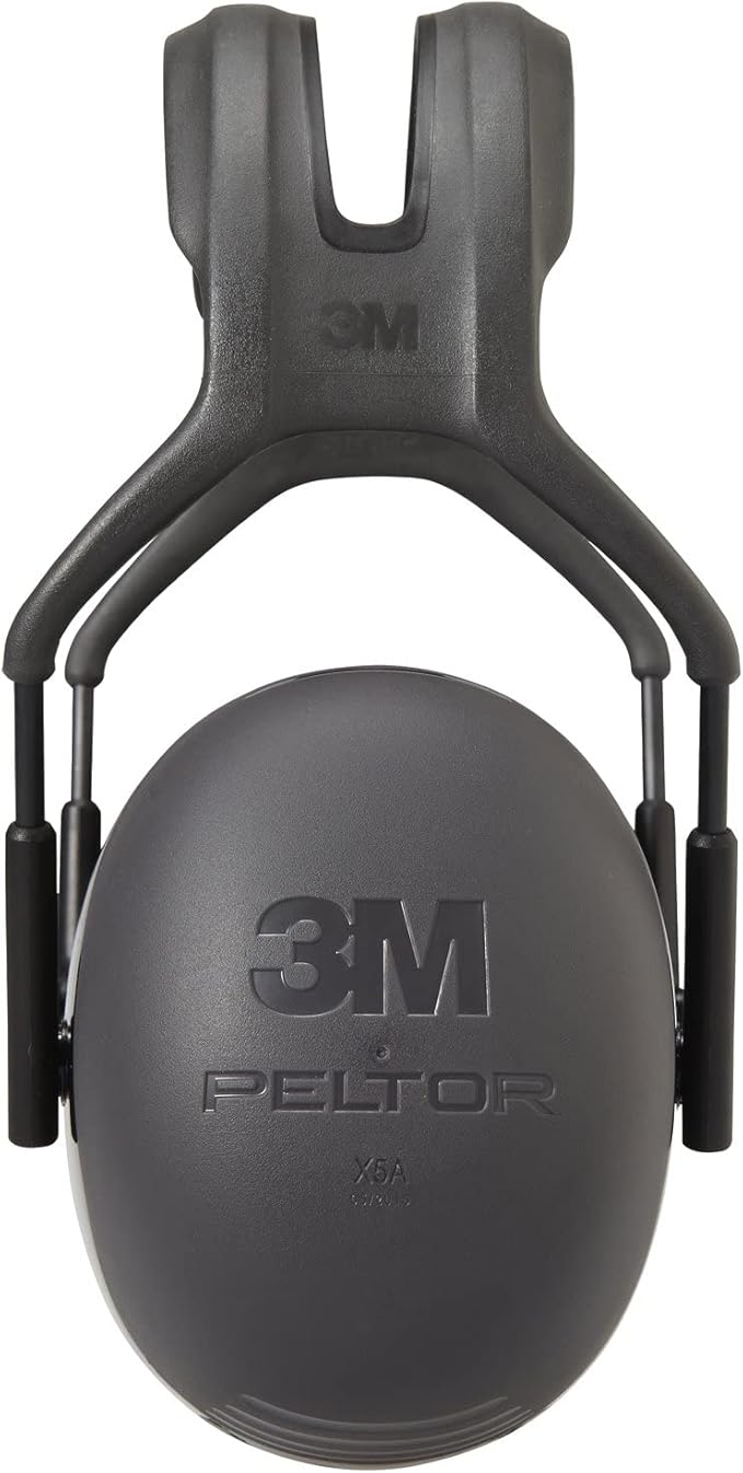 3M PELTOR Ear Muff Hearing Protection, X5 Series, Noise Protection NRR 21 dB, Construction, Manufacturing, Automotive