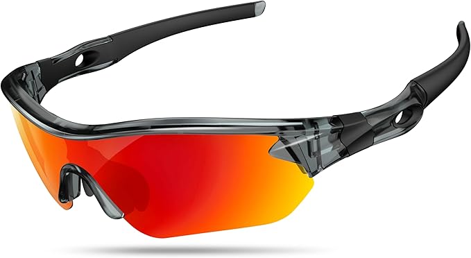 Polarized Sports Sunglasses for Men Women Youth Baseball Running Fishing Tennis Golf Cycling Driving Motor TAC UV400 TR90