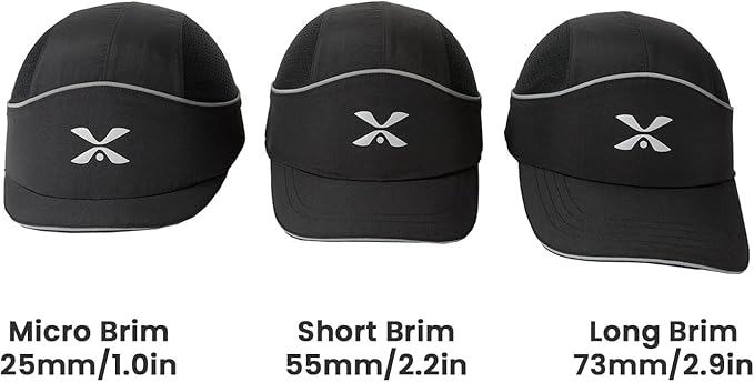 TIHEEN Unisex Safety Bump Cap, Baseball Hat Style with Reflective Stripes Lightweight and Breathable Hard Hat Head Protection Cap