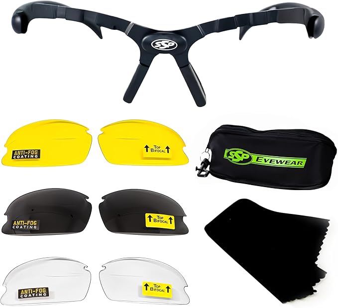 First Responder's Choice! Tactical Shooting Glasses for Front Sight Focus 99% of Inaccuracy Occurs When You Can’t See Your Sights. Maintains a Natural Shooting Stance. Top Focal® Anti-Fog, ANSI Z87.1+