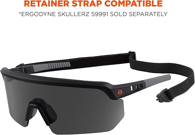 Ergodyne Skullerz AEGIR Polarized Safety Sunglasses with Fog Off+ Tinted Lens, Anti Fog Safety Glasses, Anti-Scratch Lenses