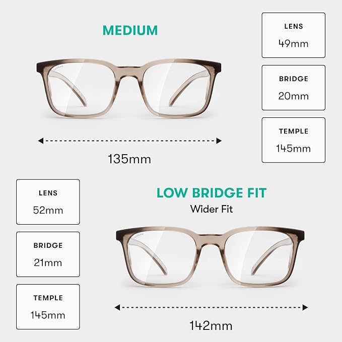 Stoggles Rectangle Z87.1 Certified Safety Glasses, Blue-Light, UV Blocking Lens, Top & Side Shield, Anti-Fog, Stylish Eyewear