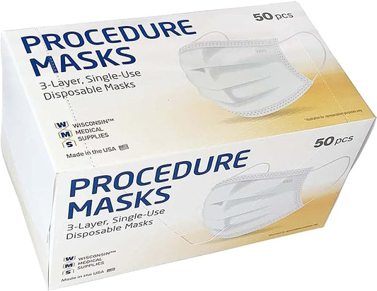 3-Layer Face Masks, MADE IN USA
