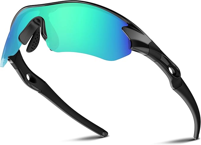 Polarized Sports Sunglasses for Men Women Youth Baseball Running Fishing Tennis Golf Cycling Driving Motor TAC UV400 TR90