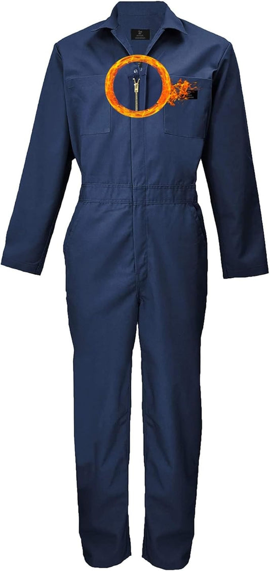 M&M SCRUBS Overall Workwear Men Long Sleeve Coveralls