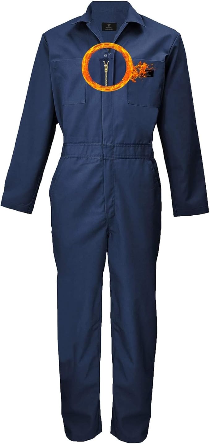 M&M SCRUBS Overall Workwear Men Long Sleeve Coveralls