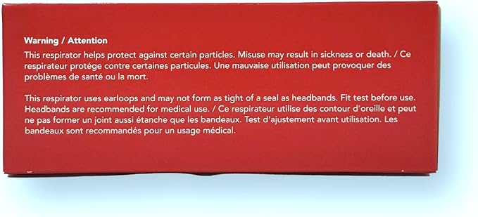 Vitacore CAN95e Disposable White Earloop Mask | 5-Ply Protection | Premium Skin-Friendly Materials | Comfortable Fit