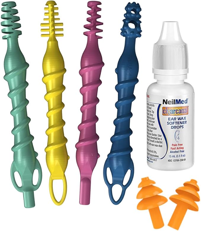 NeilMed Reusable Flexible Ear Cleaners, 15 Piece Set