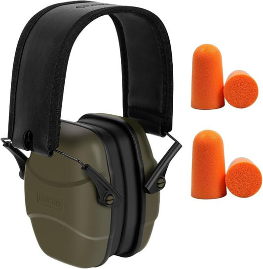 GUCHO Hearing Protection Ear Muffs,Shooting Range Ear Protection for Hunting Mowing