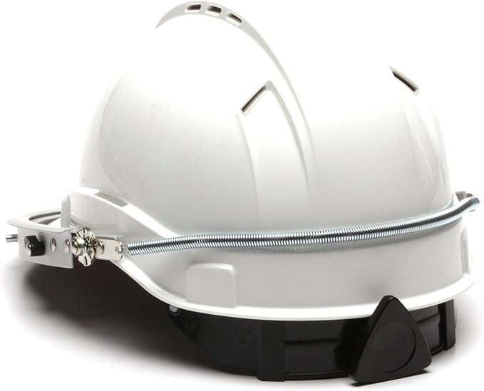 Pyramex Lightweight Aluminum Hard Hat Adapter,silver