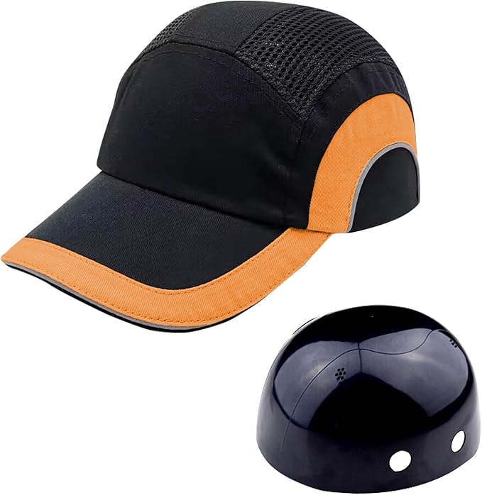 Lightweight Hard Hat Safety Bump Cap Safety Hard Hat Head Protection Cap Breathable Baseball Hat Style Comfortable Head Protection Hat for Work