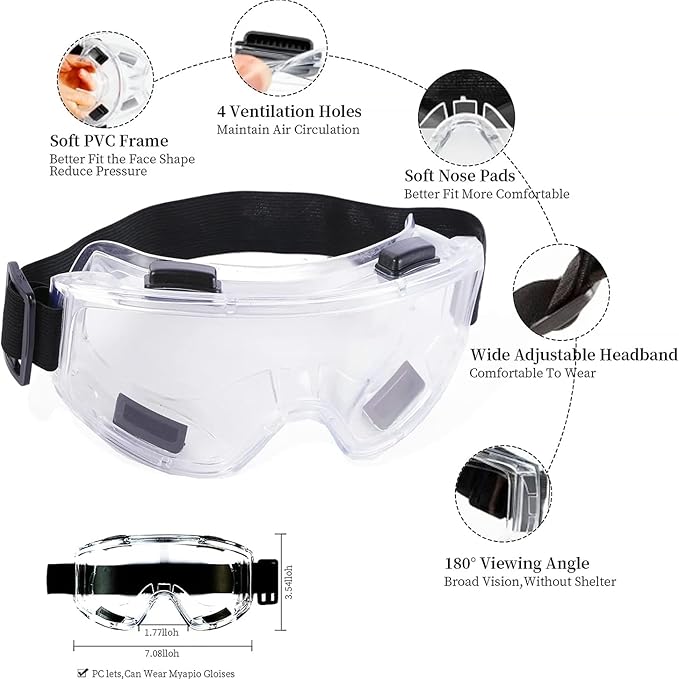 Respirator Mask - Half Face Gas Mask - Respirator Mask with Filters And goggles for Chemicals - Epoxy Resin Spray Paint Mask for Painting Dust Solder Construction Work Sanding Woodworking