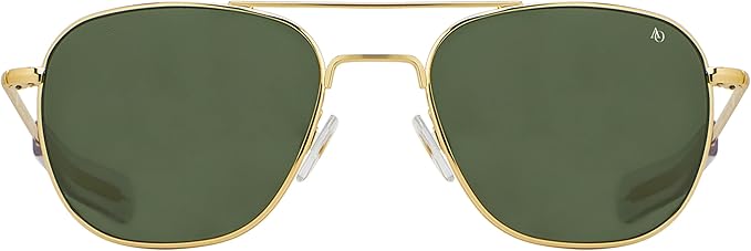 AO Americal Optical Original Pilot Glass Lenses Sunglasses | SkyMaster Glass Lenses | Polarized and Non-Polarized Available