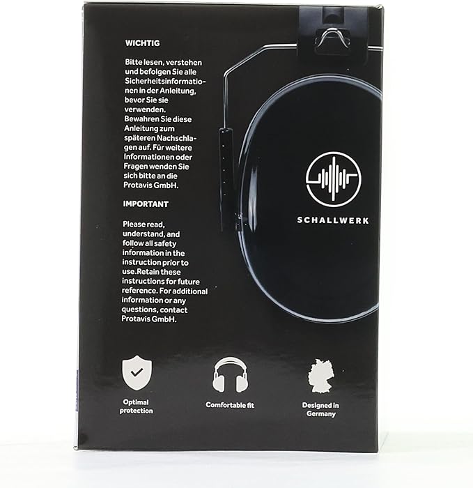 Schallwerk ® Work+ Hearing Protection Ear Muff - ear protection for noise reduction - shooting range ear protection