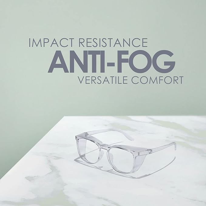 Stylish Anti Fog Safety Glasses Goggles – Eye Protection Glasses