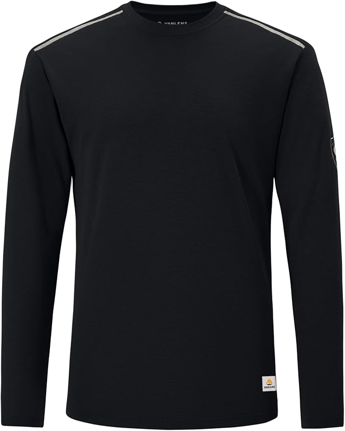 Men's Green Large Regular Fit 5.5oz 100% Cotton Long Sleeve FR Shirt for Work & Outdoor Activities