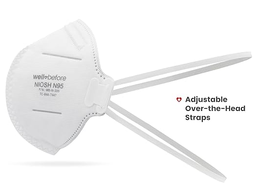 N95 Mask NIOSH Approved - Respirator Face Masks Individually Wrapped with 4 Premium Protection Layers - Pack Of 300
