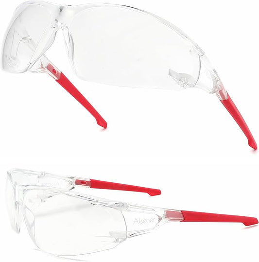 Alsenor Anti Fog Goggles Wrap-Around Shooting Safety Glasses Blue Light Blocking Protective Eyewear ANSI Z87 Cycling Glasses