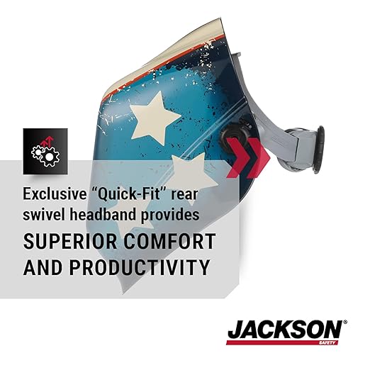 Jackson Safety Insight ADF Welding Helmet - Ultra Lightweight, Auto Darkening Welding Hood with HLX Shell Design - ANSI Z87.1 & CSA Z94.3
