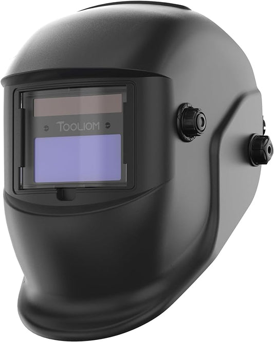 TOOLIOM Auto Darkening Welding Helmet True Color Solar Powered with Adjustable Shade 4/9-13 for TIG MIG Stick