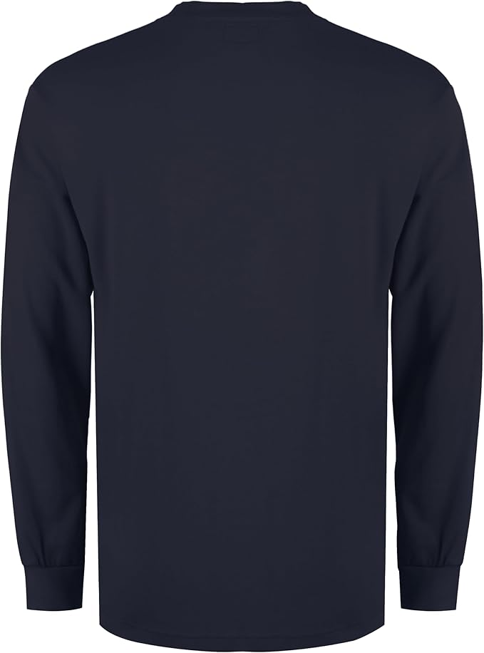 TICOMELA FR T Shirt Flame Resistant Shirt 5.5oz 100% Cotton Light Weight Workwear Men's Long Sleeve Henley Shirts