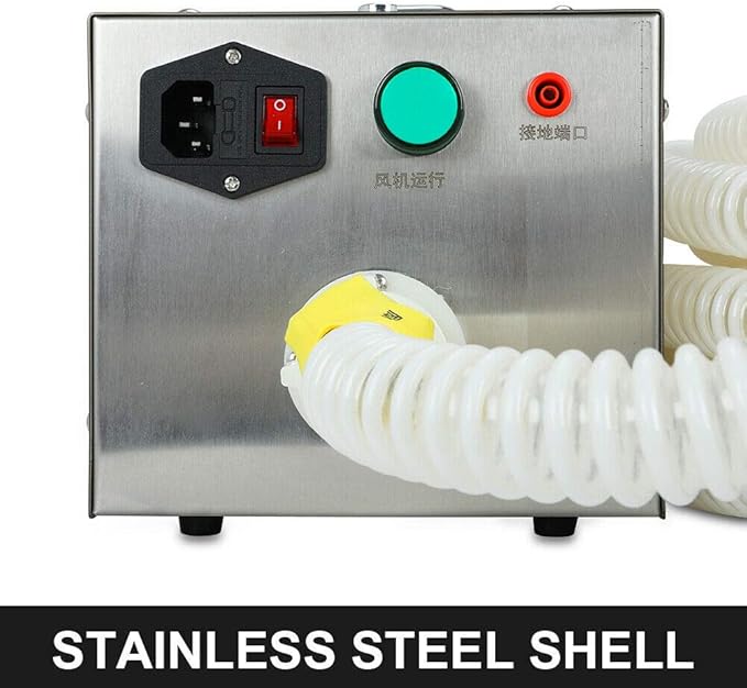 High Efficiency Powered Air Purifying Respirator (PAPR) System with 66ft Long Tube, Self-Priming Air Respirator Kit (66FT/20M Tube)