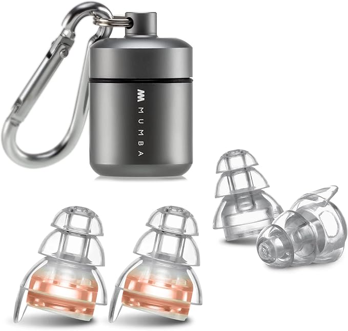 High Fidelity Concert Earplugs, Reusable Musicians Ear Plugs, 24dB Advanced Filter Technology Ear Protection for Music Festivals, DJs, Musicians