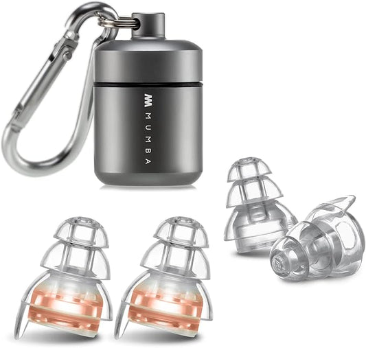 High Fidelity Concert Earplugs, Reusable Musicians Ear Plugs, 24dB Advanced Filter Technology Ear Protection for Music Festivals, DJs, Musicians