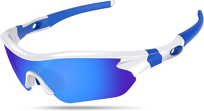 Polarized Sports Sunglasses for Men Women Youth Baseball Running Fishing Tennis Golf Cycling Driving Motor TAC UV400 TR90