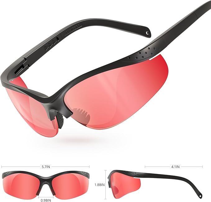 Shooting Glasses for Men and Women Anti Fog ANSI Z87.1 Eye Protection