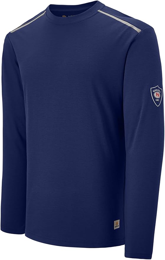 Men's Green Large Regular Fit 5.5oz 100% Cotton Long Sleeve FR Shirt for Work & Outdoor Activities